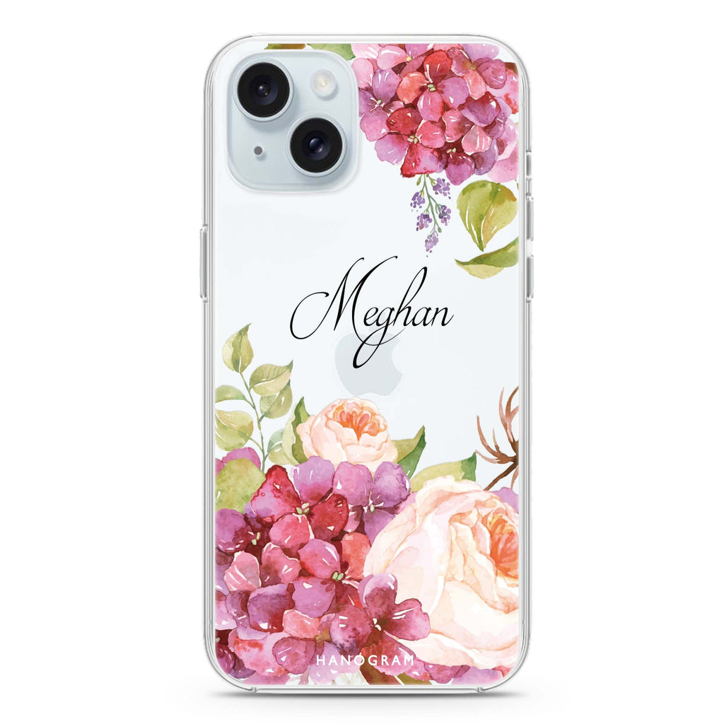 Pretty Floral iPhone Ultra Clear Case