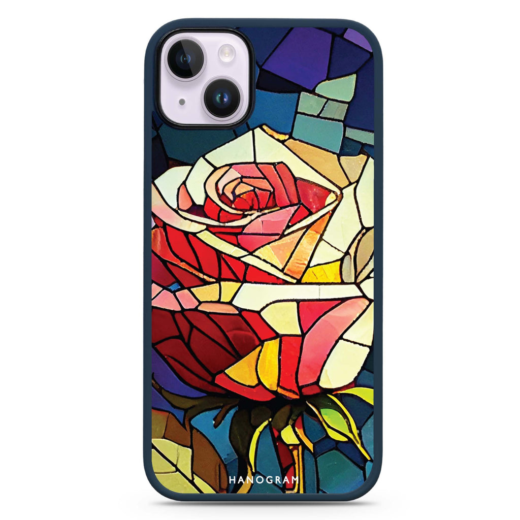 Rose Art iPhone 15 Impact Guard Bumper Case