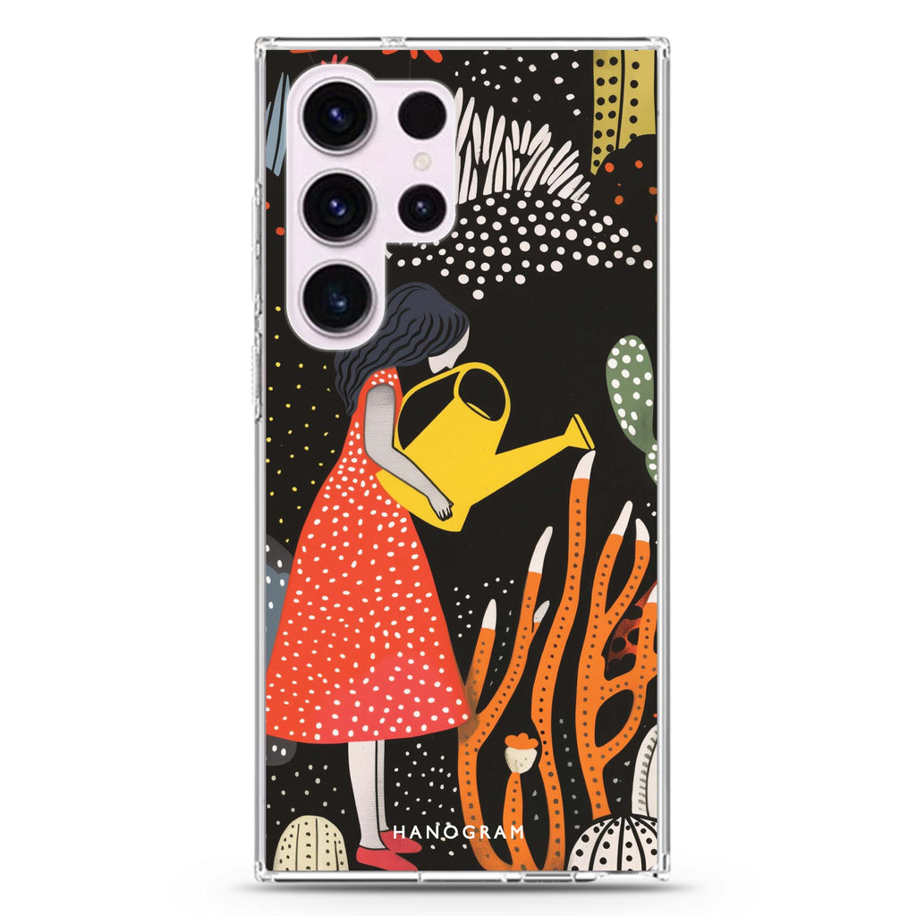 Garden Grace #2 Samsung Galaxy S26/S25/S24/S23/S22 Ultra ultra clear case, transparent design, main view