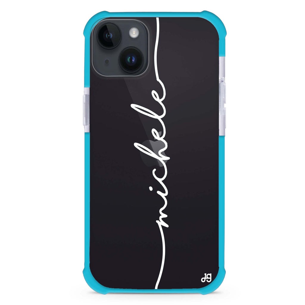 Vertical Handwritten iPhone 15 Plus Ultra Shockproof Case