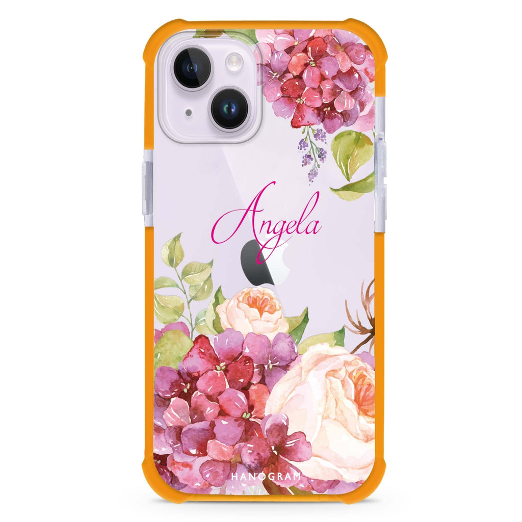 Pretty Floral iPhone 15 Plus Ultra Shockproof Case
