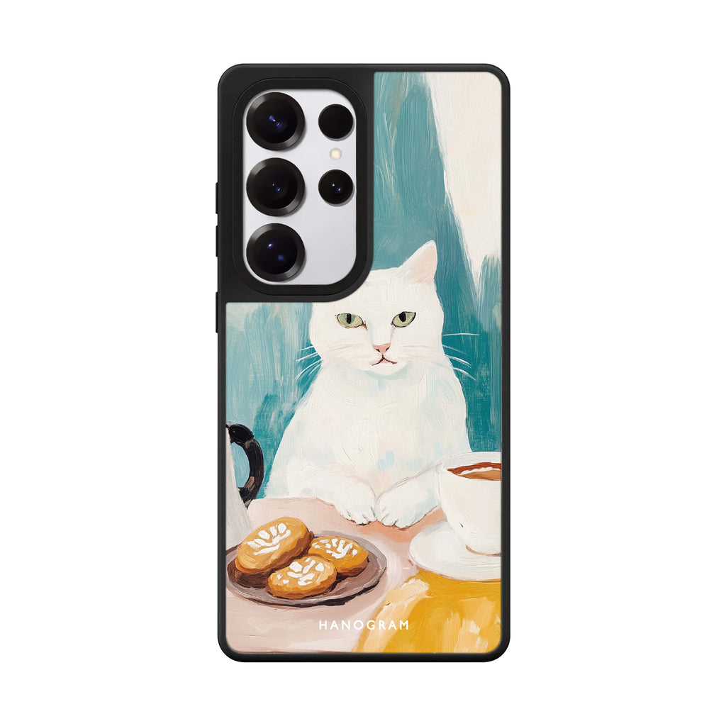 Coffee with Whiskers Mirror Case