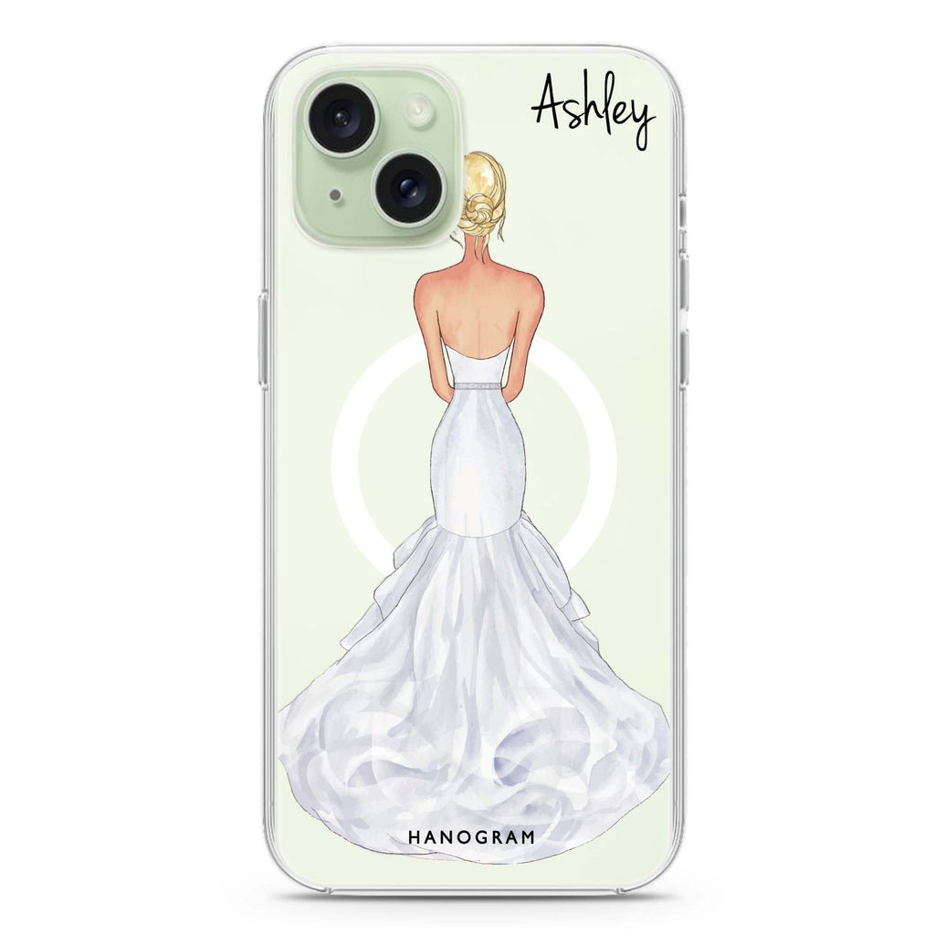 Bride Moment III iPhone 15 Plus MagSafe Compatible Ultra Clear Case