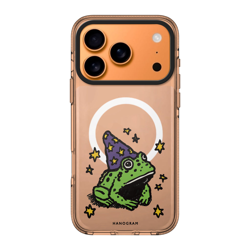 Starry-Nosed Wizard Frog star animal celestial iPhone 17 Pro Max ultra clear case