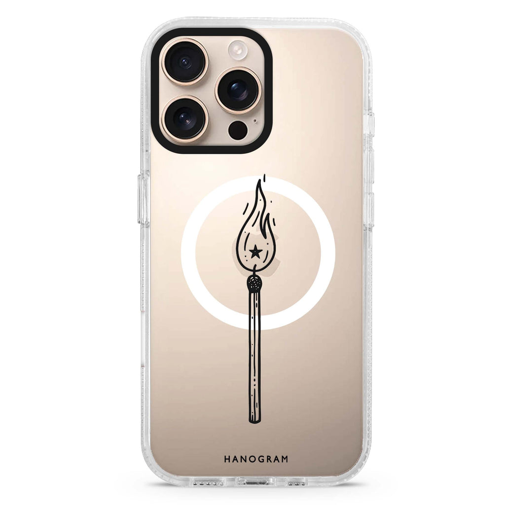 A Match Full of Stars MagSafe Compatible Ultra Clear Case for iPhone 16 Pro Max - main view