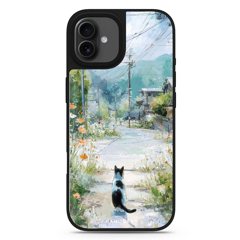 Sunny Day with a Cat iPhone 17 mirror case