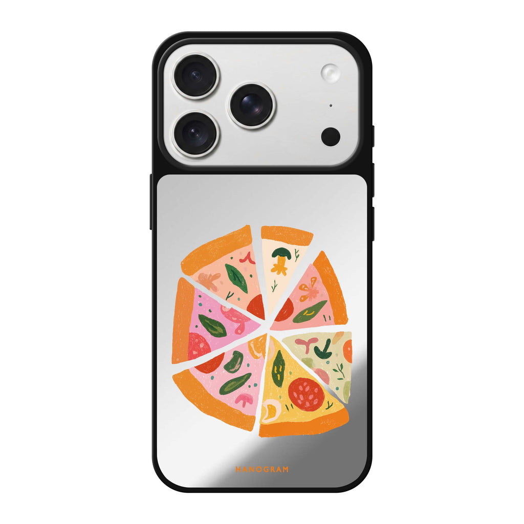 Pastel Pizza Dream whimsical iPhone 18 Pro Max mirror case