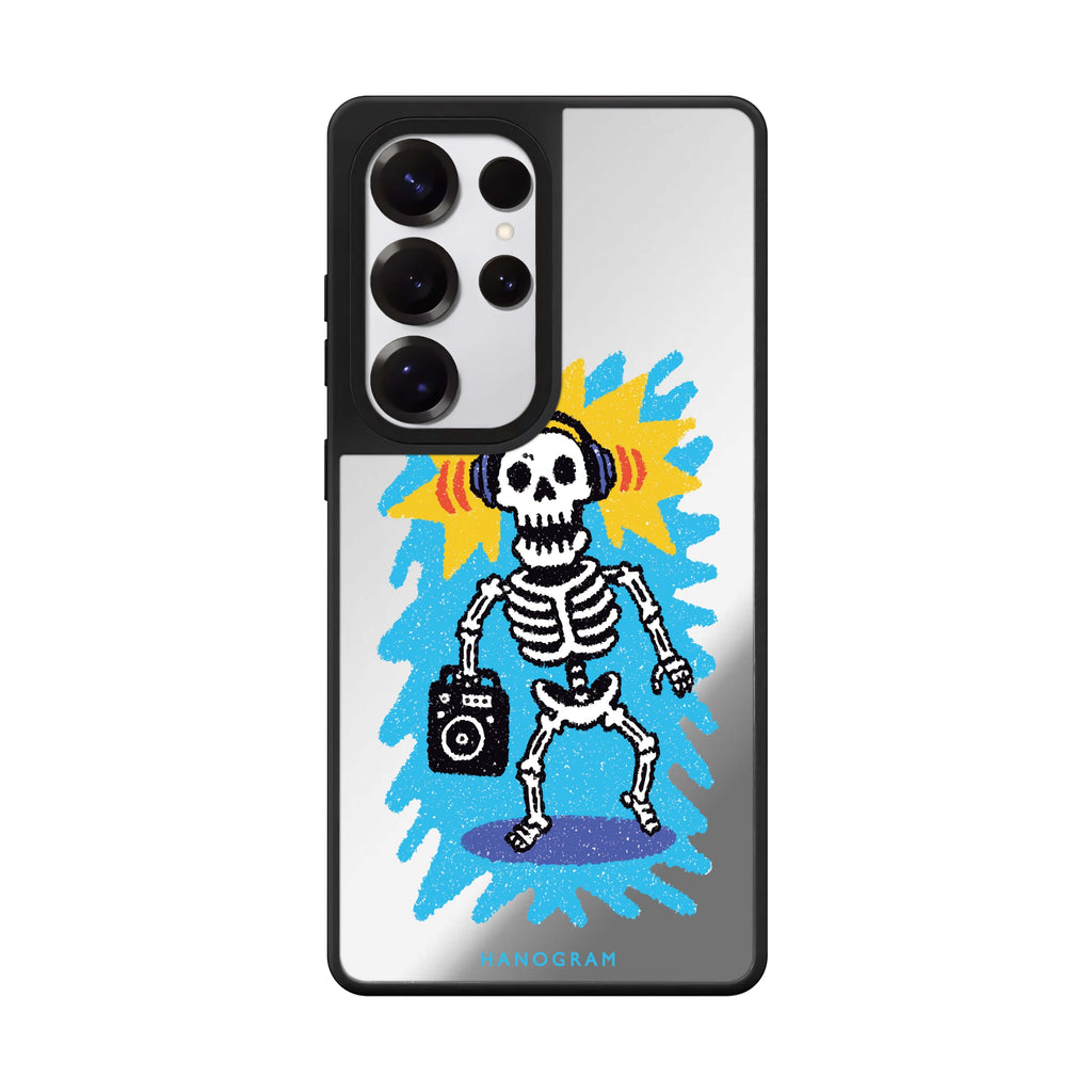 Retro Bones Mirror Case