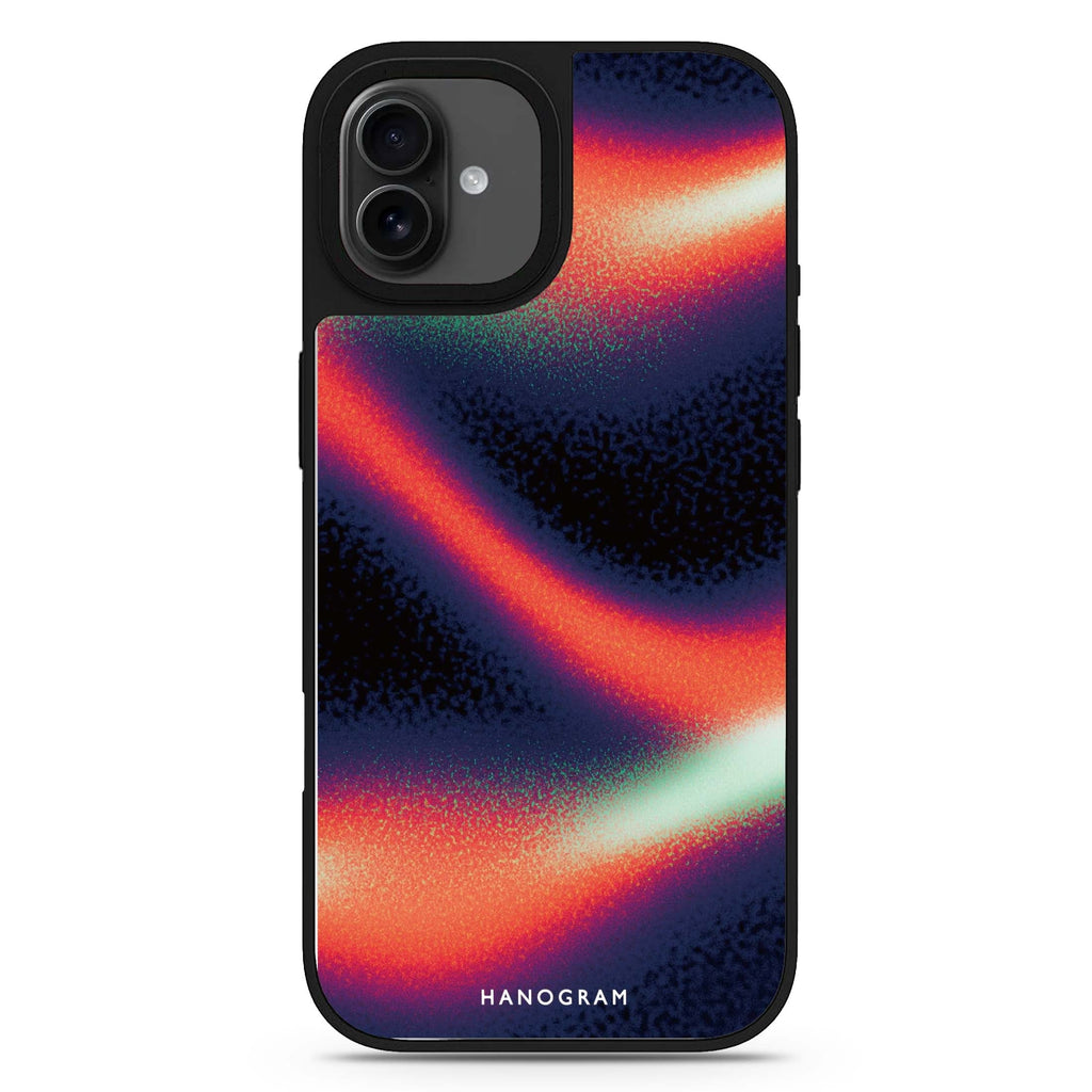 Neon Drift iPhone 17 mirror case