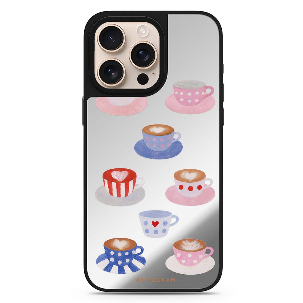 The Mismatched Mug Collection MagSafe Compatible Mirror Case – design view 1