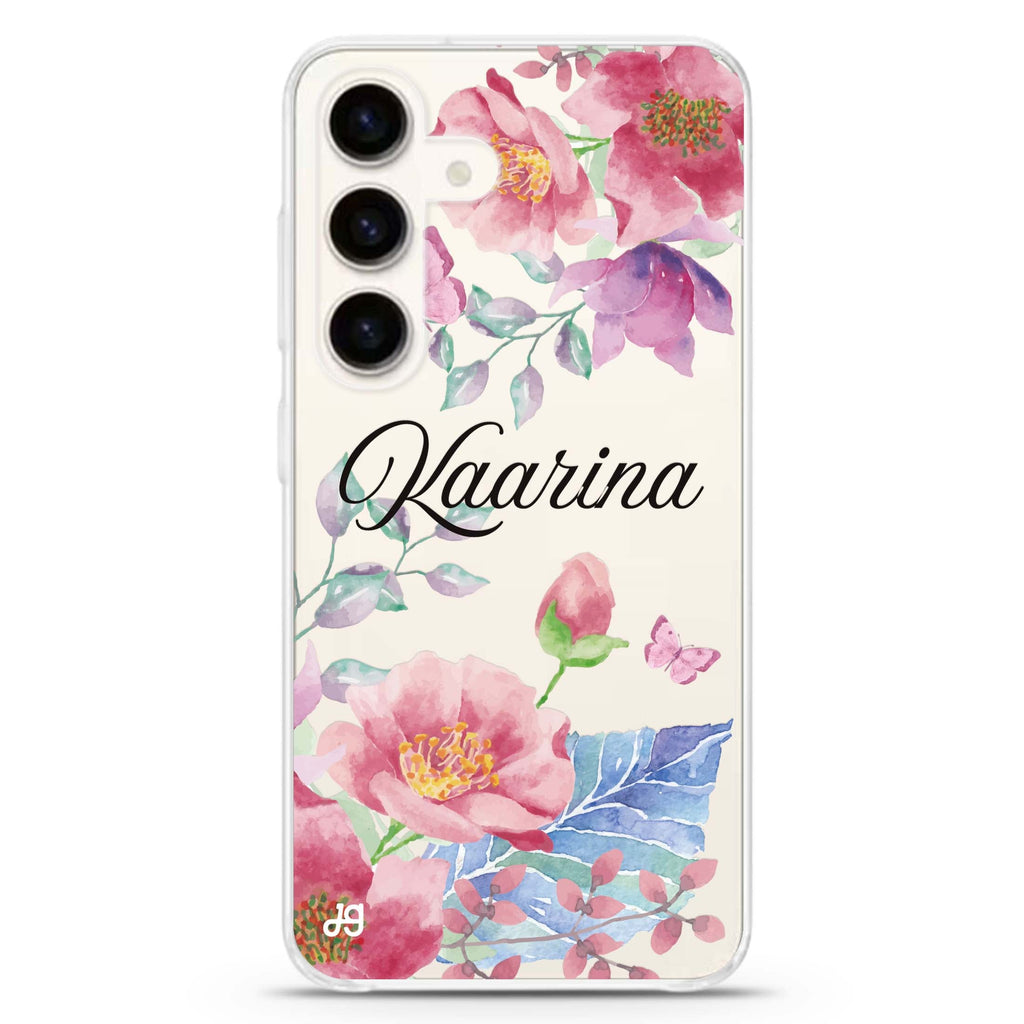 Butterfly Garden Samsung Galaxy Ultra Clear Case