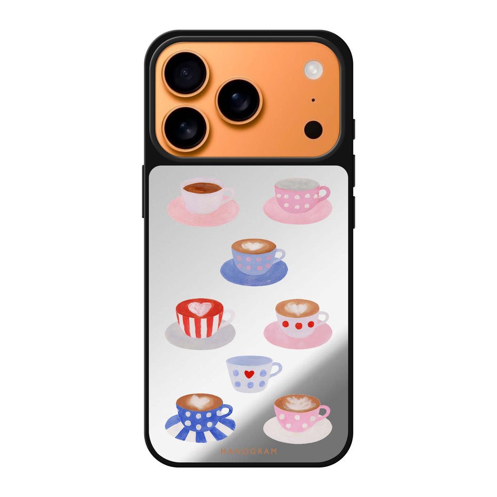 The Mismatched Mug Collection iPhone 17 Pro Max Mirror Case - design view 1