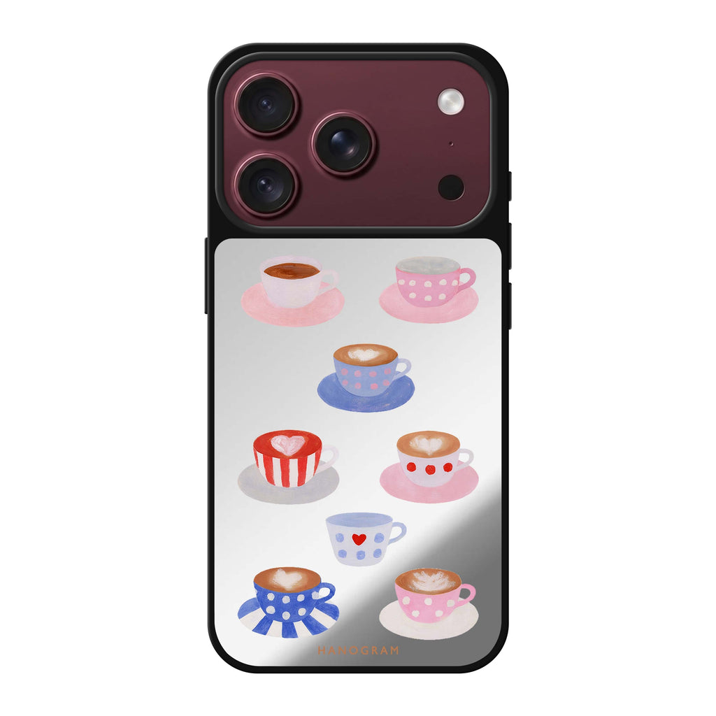 The Mismatched Mug Collection iPhone 18 Pro Max Mirror Case - design view 1