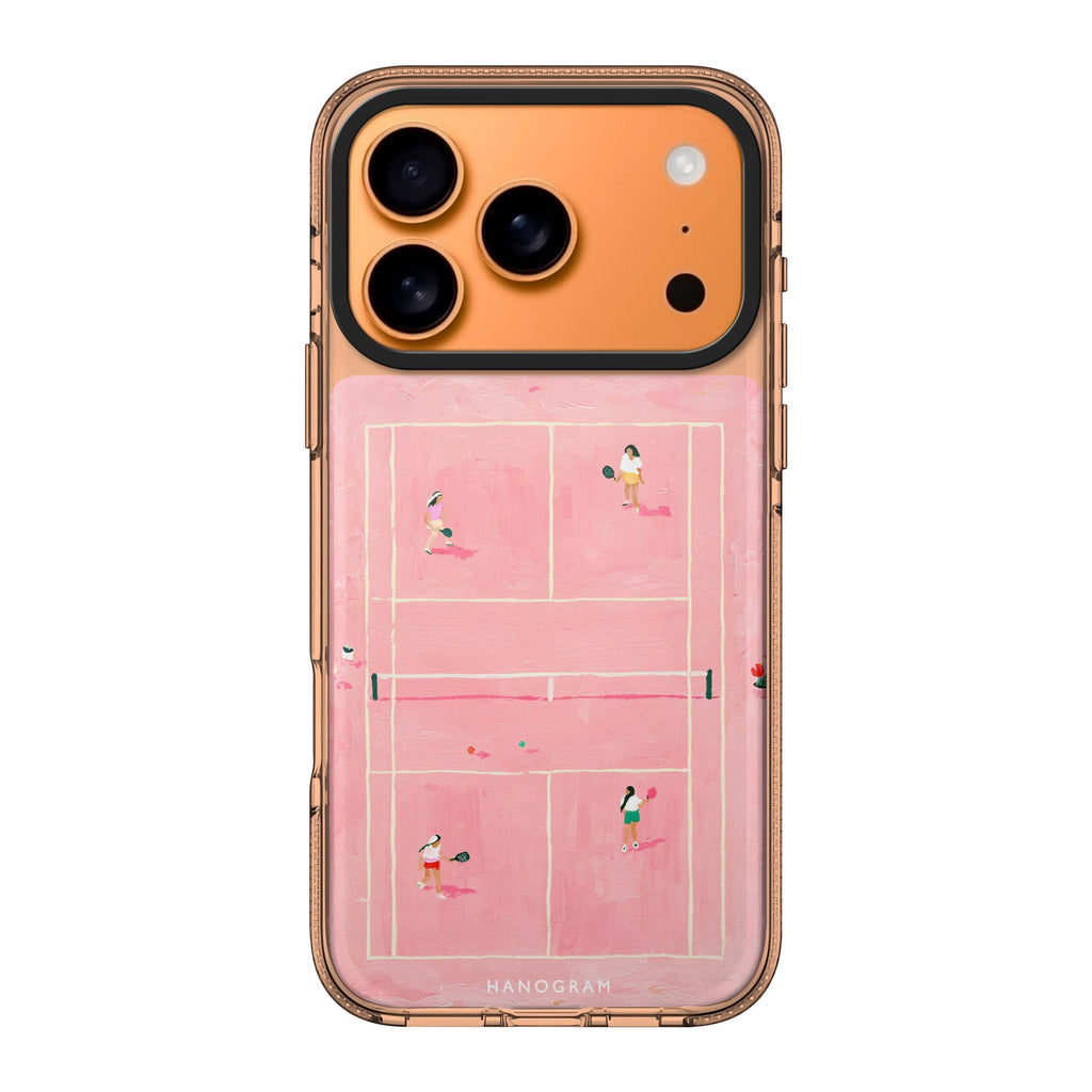 Rally in Rose Pink iPhone 17 Pro Max Ultra Clear Case - Image 1