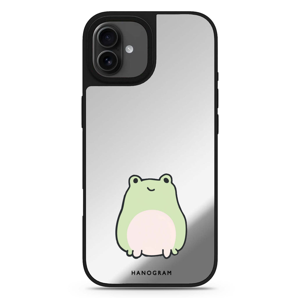 Pastel Froggie iPhone 17 mirror case