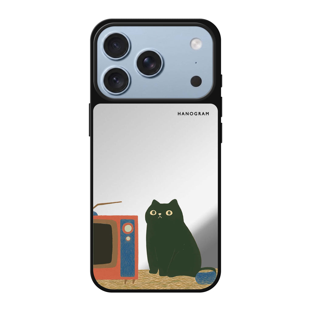 Lazy Screen Time animal cute iPhone 18 Pro Max mirror case