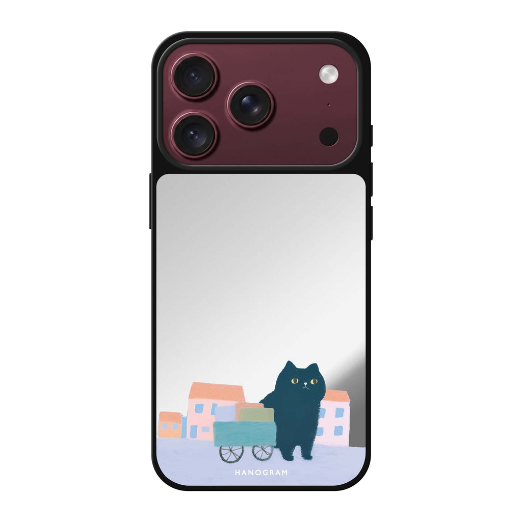 Purrfect New Home cat animal cute iPhone 18 Pro Max mirror case