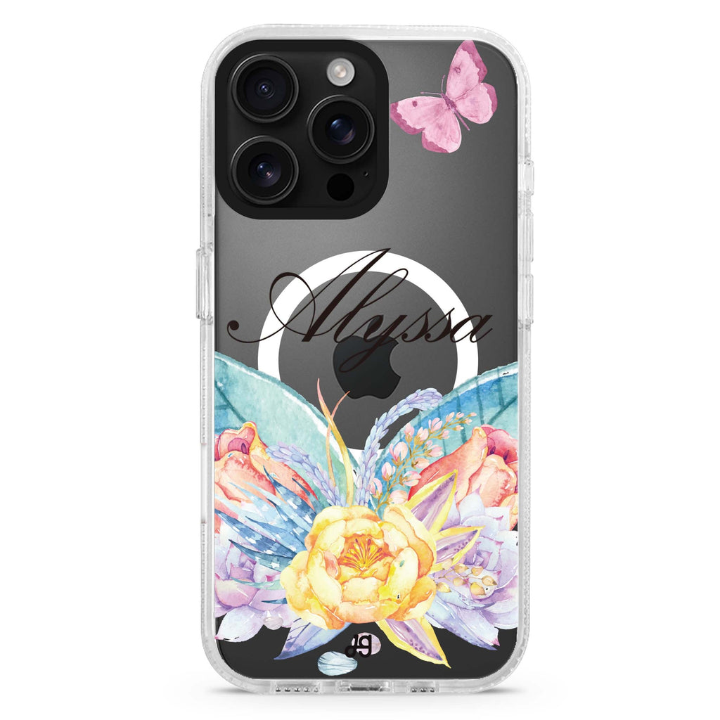 A Little Girl MagSafe Compatible iPhone 16 Pro Ultra Clear Case - Personalized and Stylish Protection