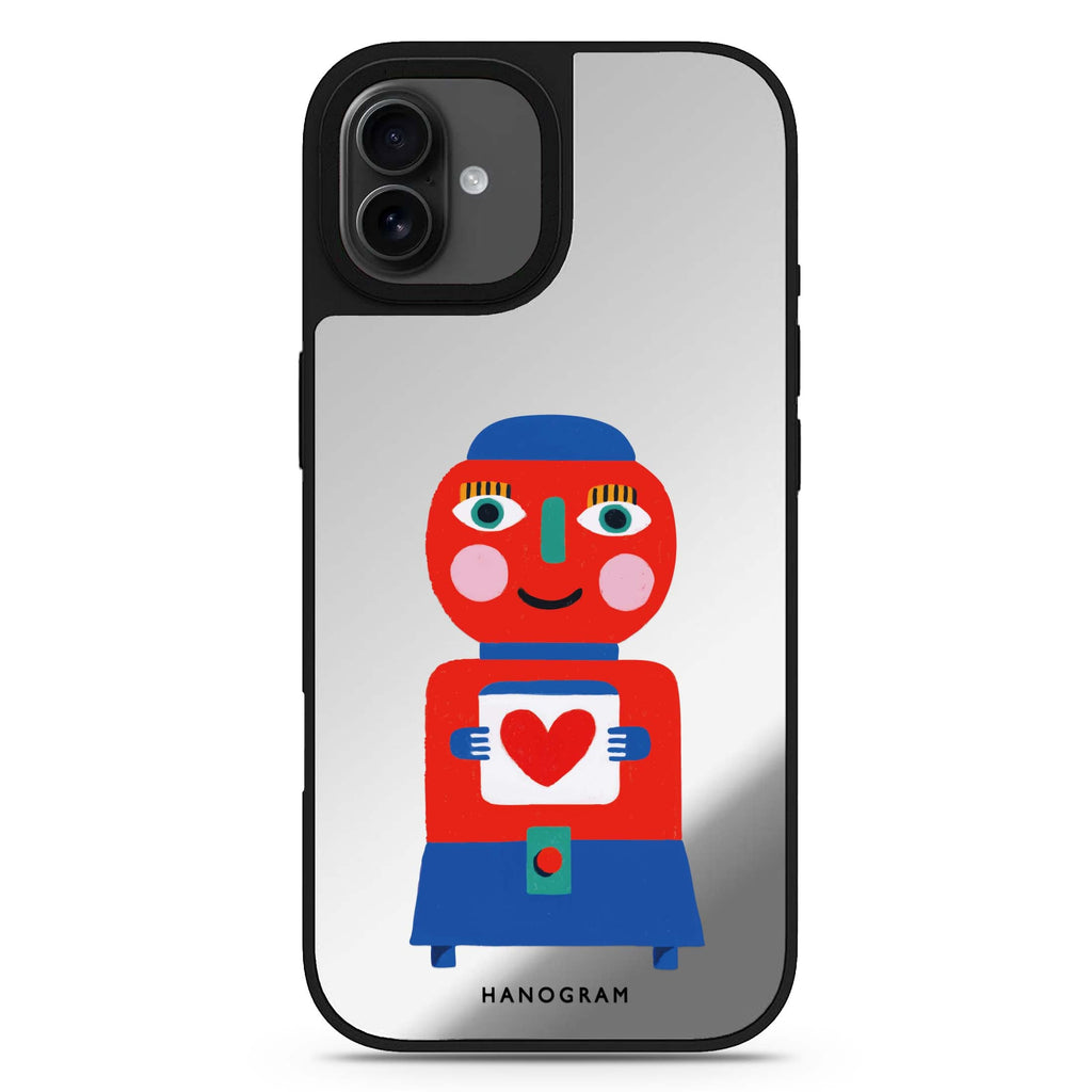 Sweetheart Gumballs heart design iPhone 17 mirror case