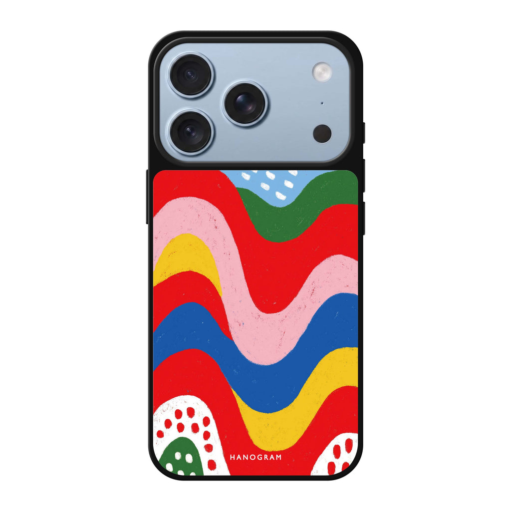 Candy Stripe Glow food pattern iPhone 18 Pro Max mirror case
