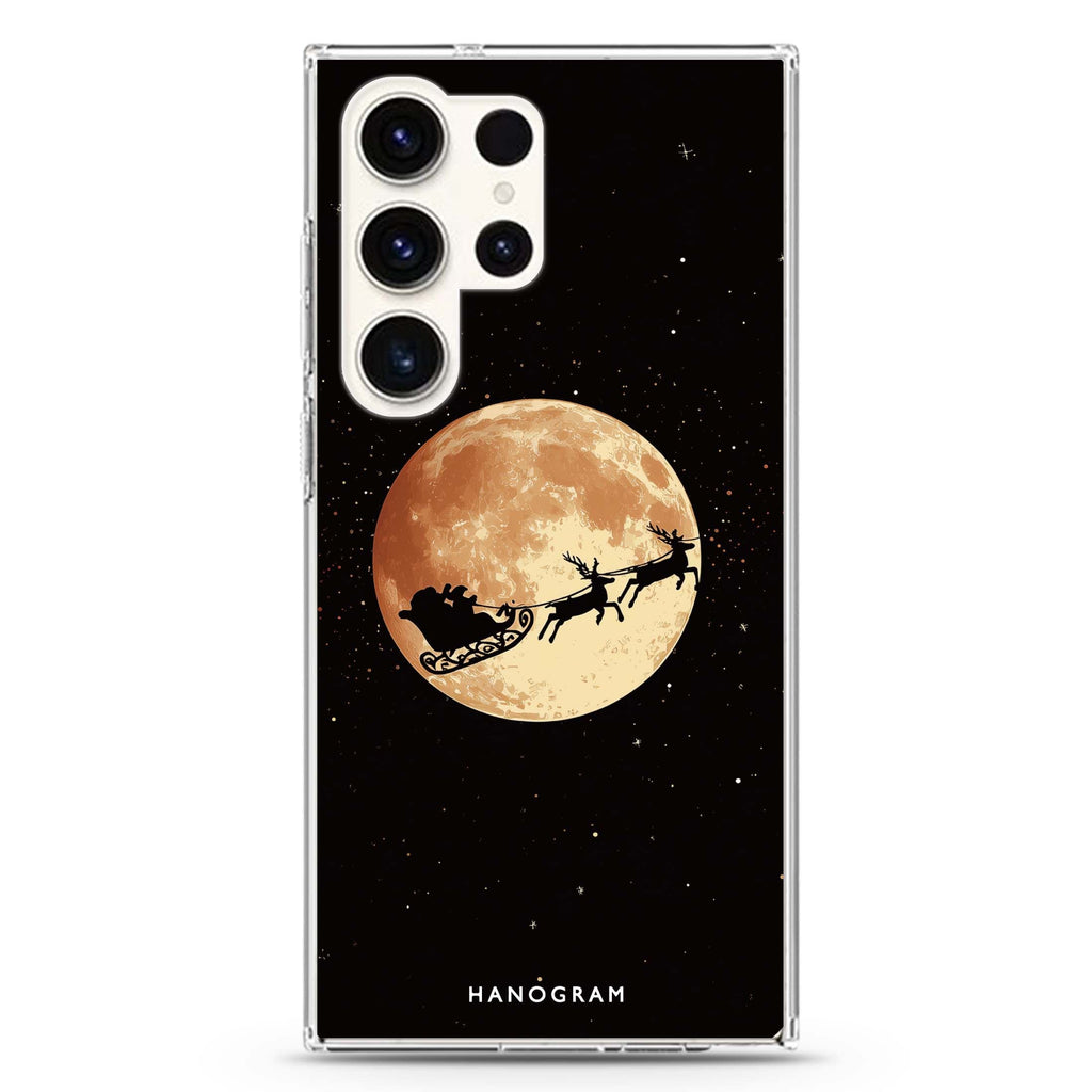Santa Moon Samsung Galaxy Ultra Clear Case
