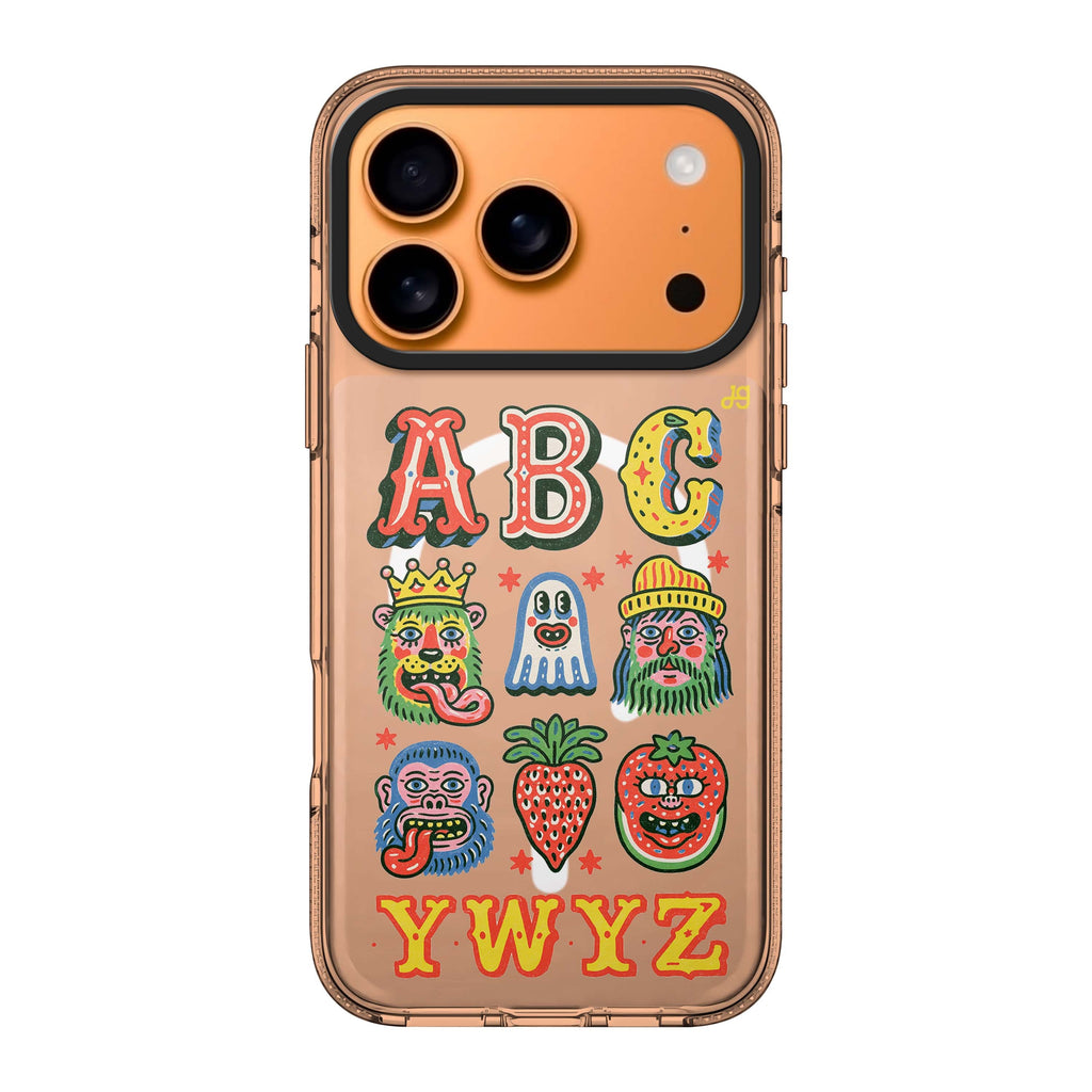 Oddball Alphabet Parade iPhone 17 Pro Max Ultra Clear Case - Image 1