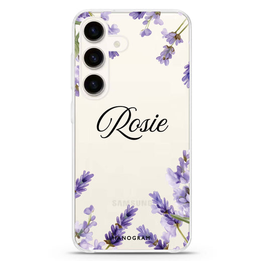 Lavender Corners Samsung Galaxy Ultra Clear Case