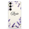 Lavender Corners Samsung Galaxy Ultra Clear Case