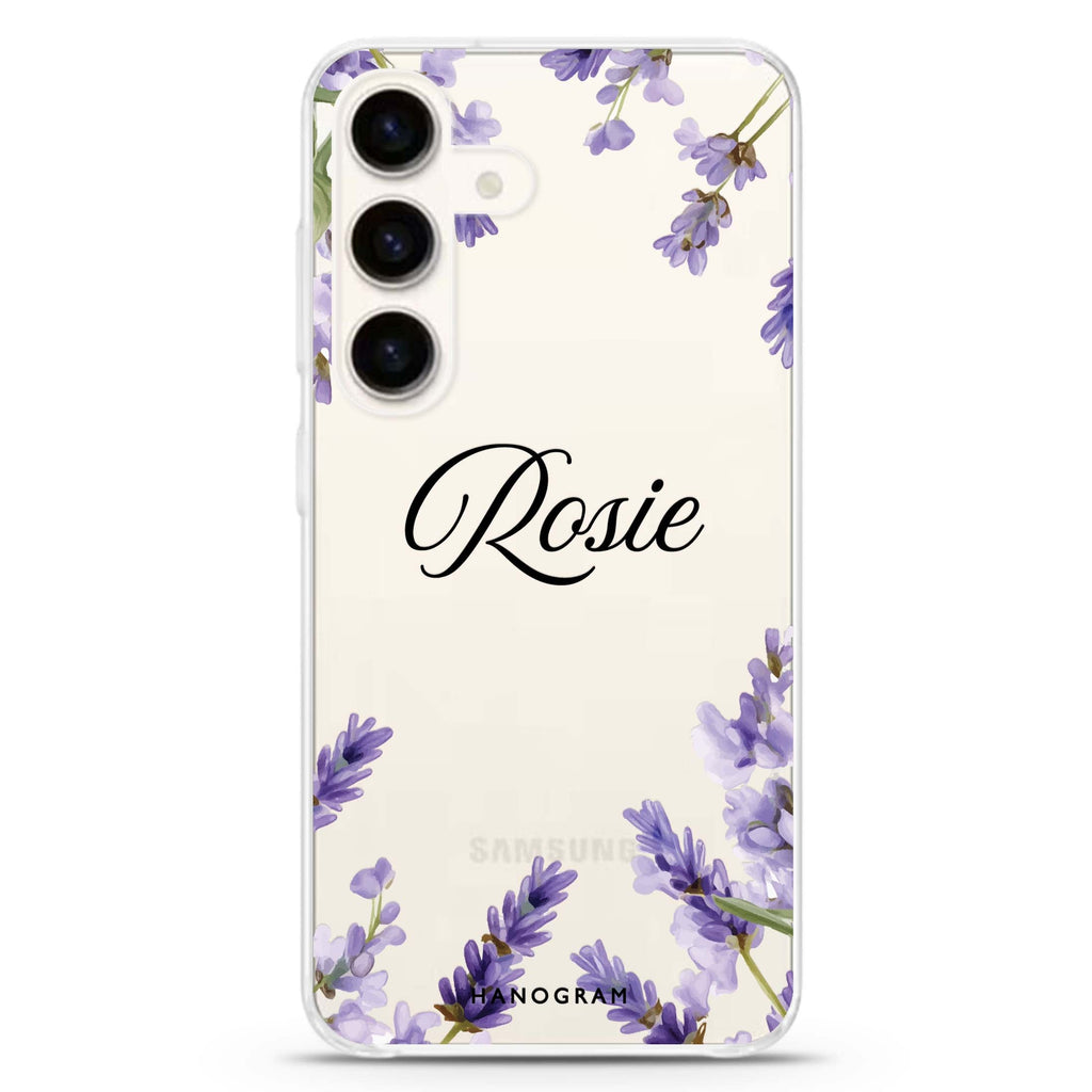 Lavender Corners Samsung Galaxy Ultra Clear Case