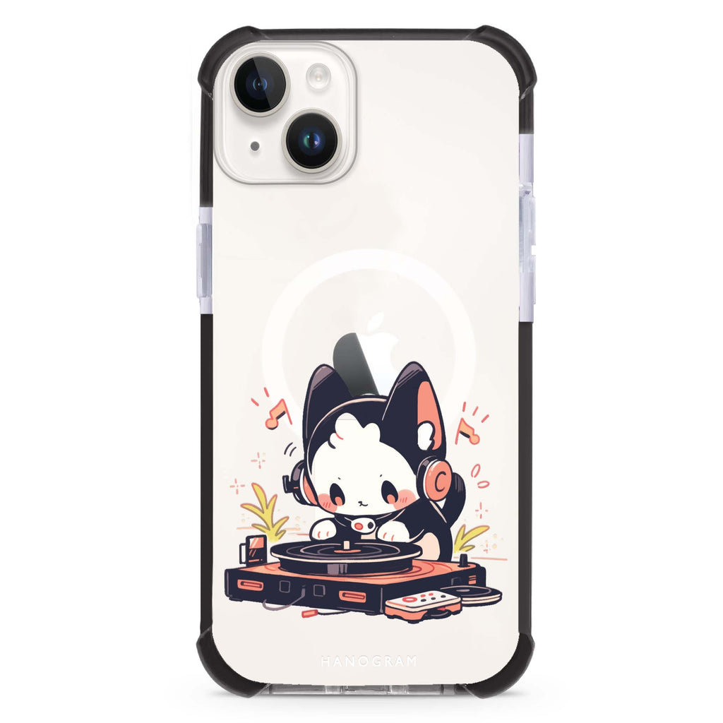 DJ Paws Play iPhone 13 Mini MagSafe Compatible Ultra Shockproof Case