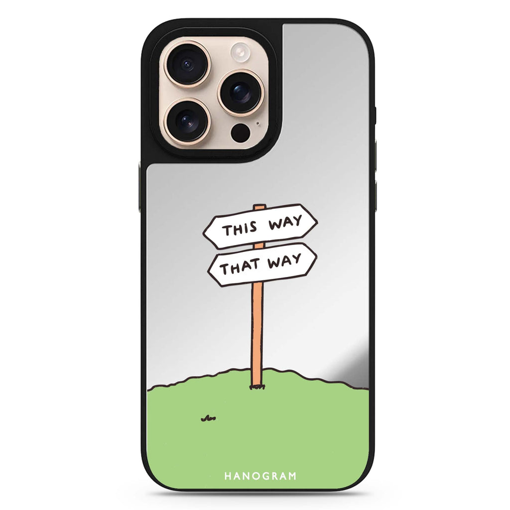 Which Way Now MagSafe compatible mirror case for iPhone 16/15/14 Pro Max and Pro, main view