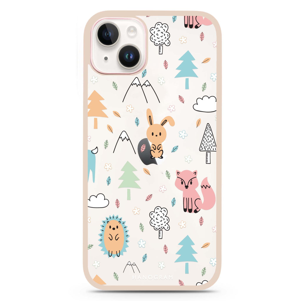 Whimsy Wildlife iPhone 15 Impact Guard Bumper Case