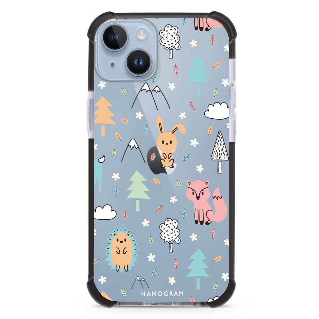 Whimsy Wildlife iPhone 15 Plus Ultra Shockproof Case