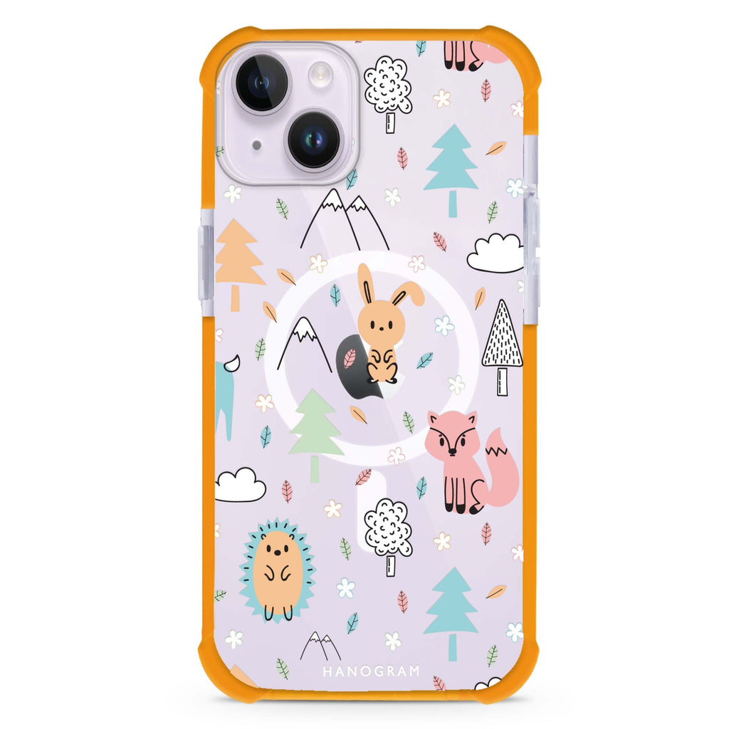 Whimsy Wildlife iPhone 15 Plus MagSafe Compatible Ultra Shockproof Case
