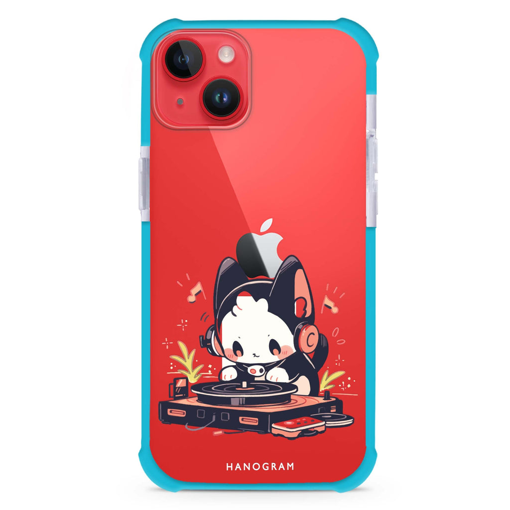 DJ Paws Play iPhone 15 Plus Ultra Shockproof Case