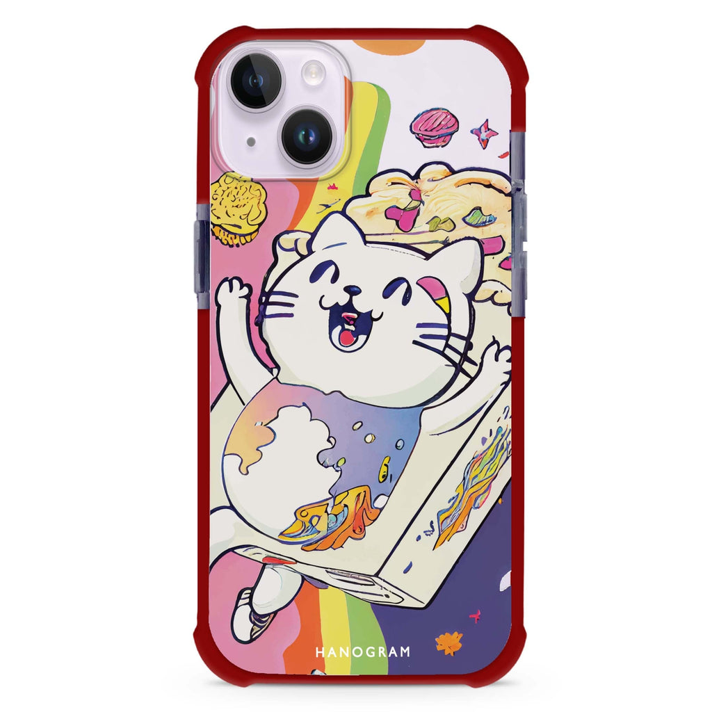 Rainbow Cat iPhone 15 Plus Ultra Shockproof Case