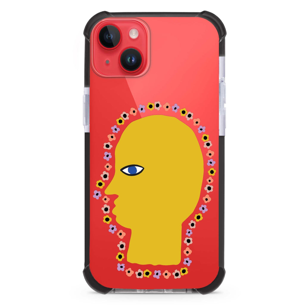 Floral Brain iPhone 15 Plus Ultra Shockproof Case