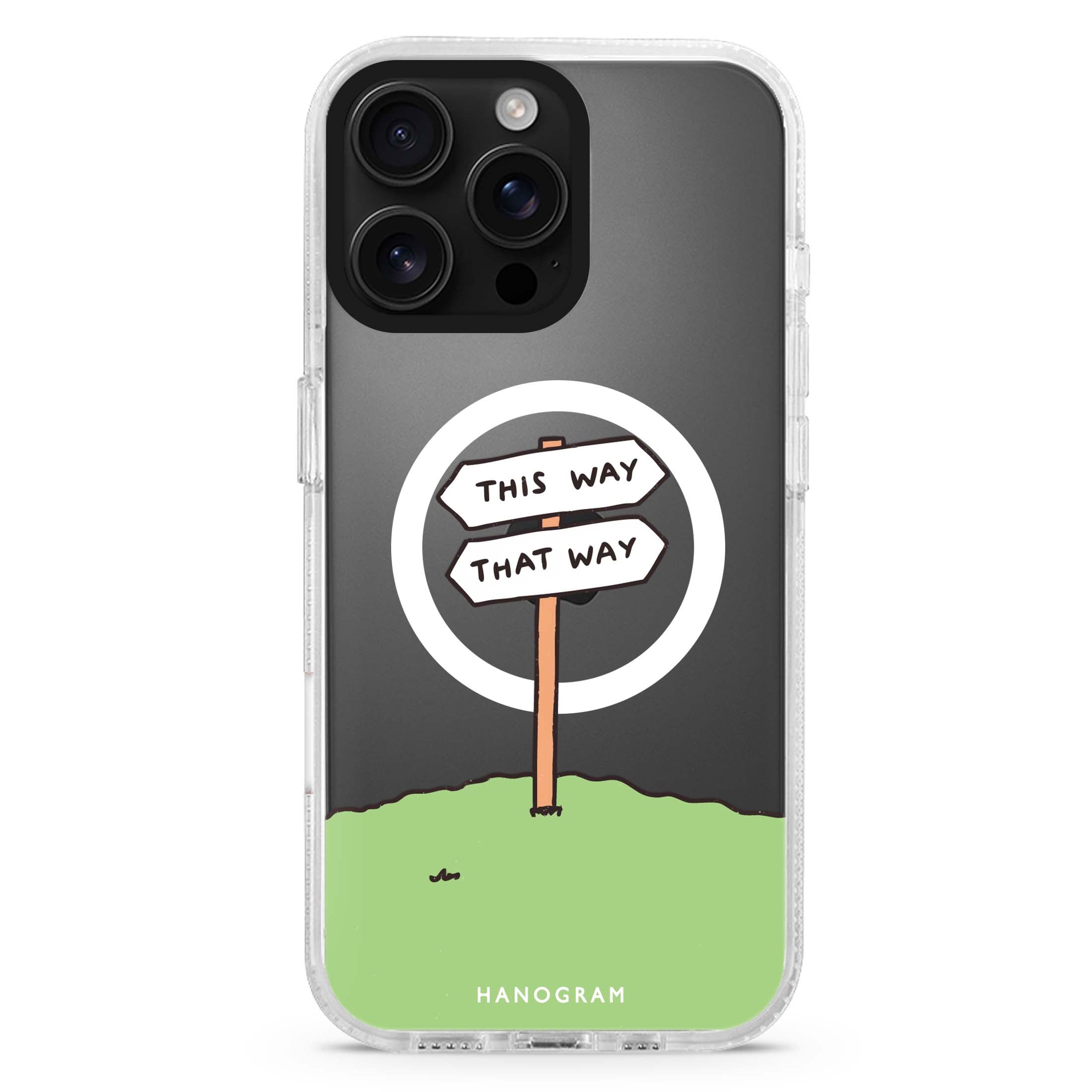 Pretty Floral iPhone 15 Pro Max MagSafe Compatible Ultra Clear Case