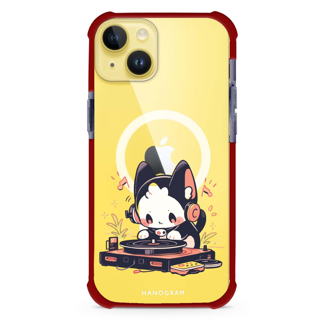DJ Paws Play iPhone 13 MagSafe Compatible Ultra Shockproof Case