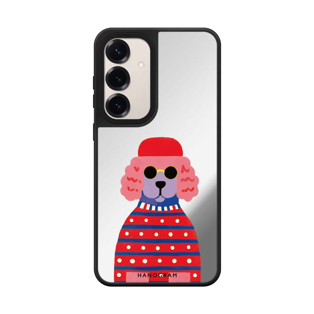 Groovy Poodle Mirror Case