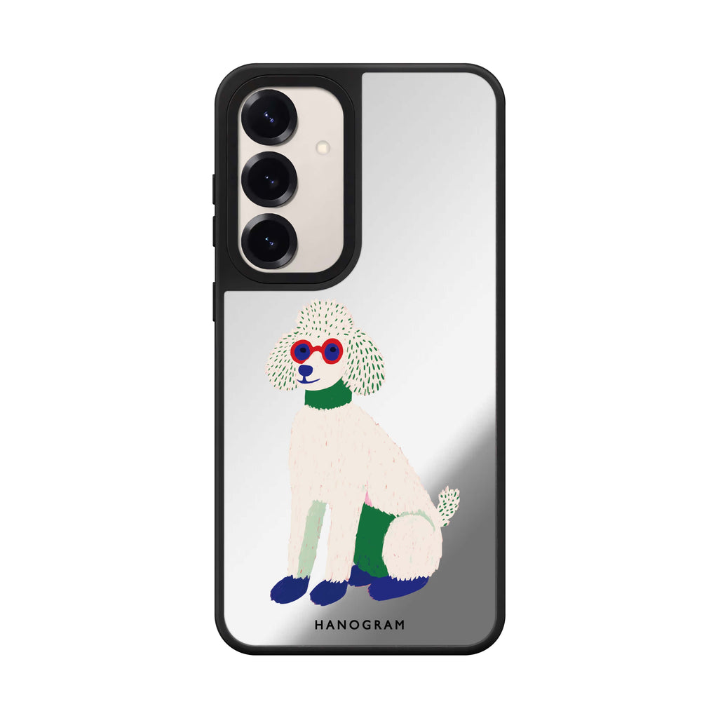 Peace & Poodle Mirror Case