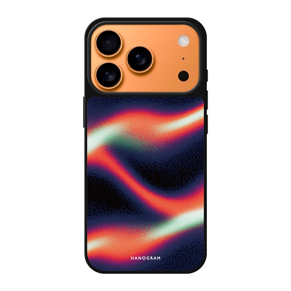 Neon Drift sparkle iPhone 17 Pro Max mirror case