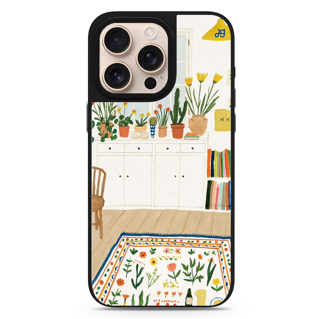 The Sunlit Plant Room iPhone Mirror Case – design view 1