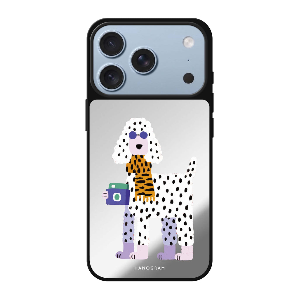 Shutter Pup dog animal cute iPhone 18 Pro Max mirror case