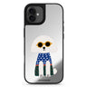 Poodle Peace Vibes black cat lucky black cat black cat iPhone 17 mirror case