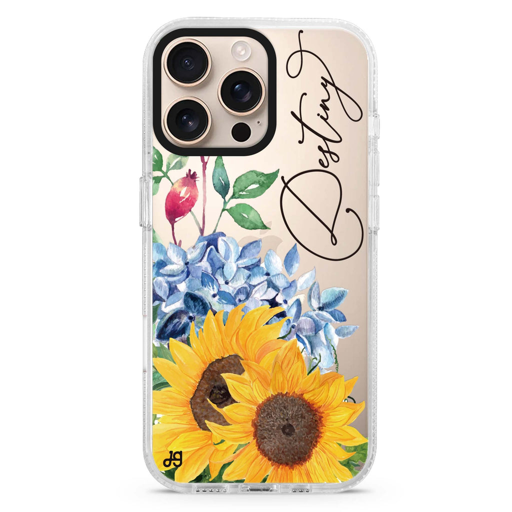 Blooming Sunflower iPhone 16 Pro & 16 Pro Max Case - Personalized and Stylish Protection