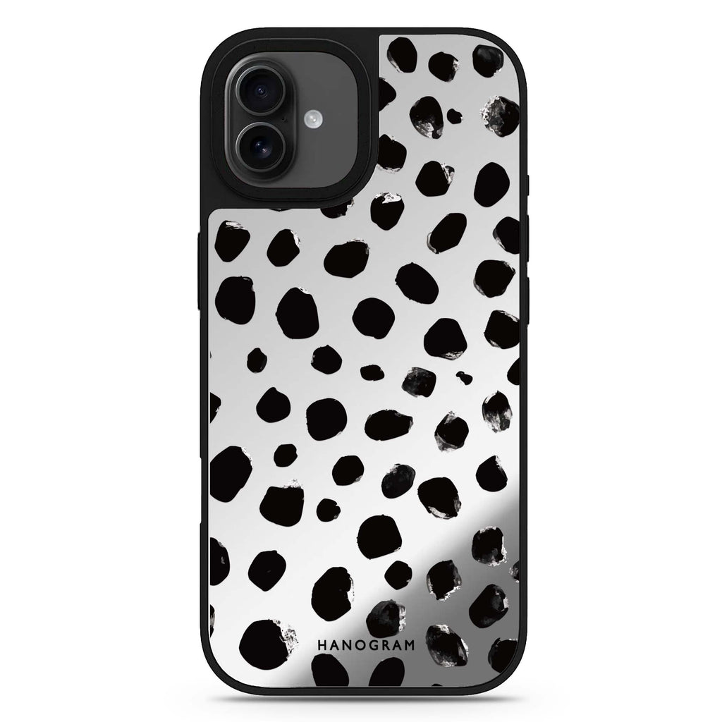 Classic Dalmatian Spots dog minimalist iPhone 17 mirror case
