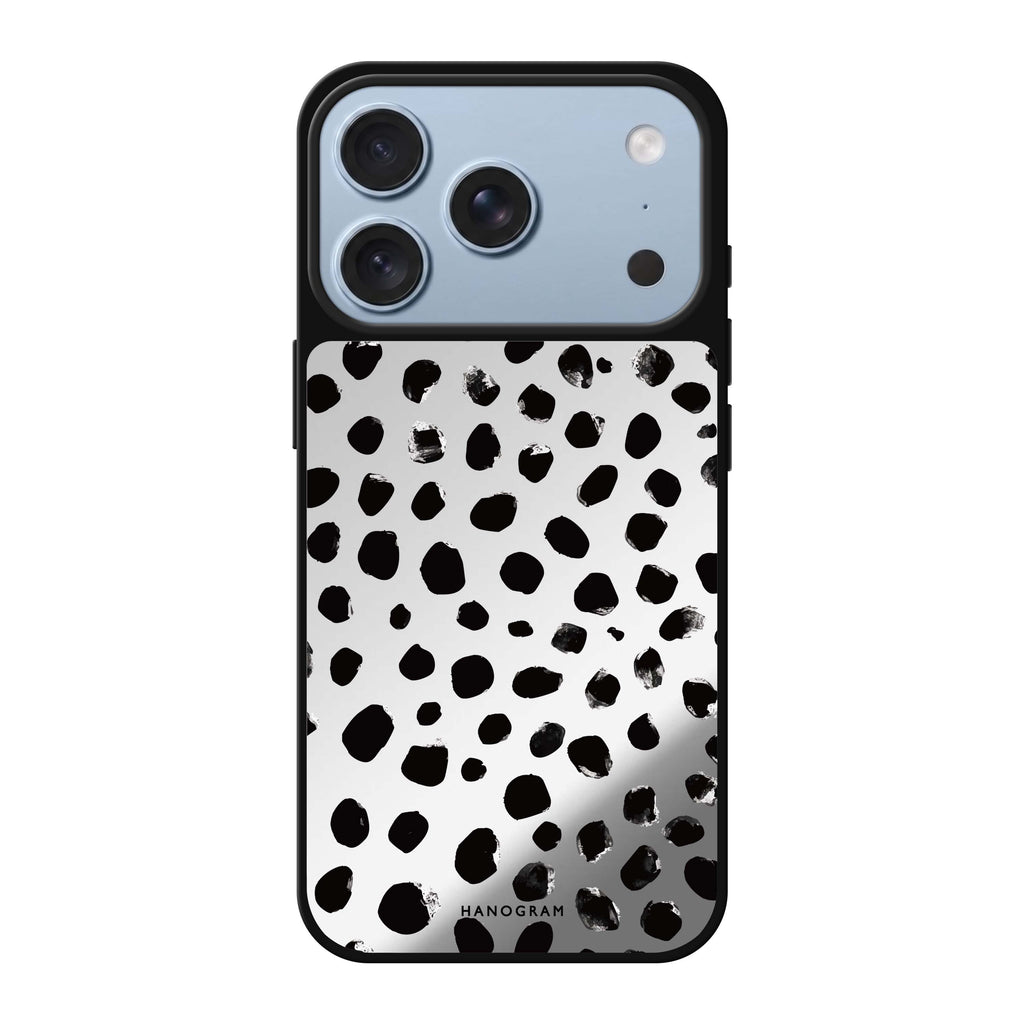 Classic Dalmatian Spots dog animal pattern iPhone 18 Pro Max mirror case