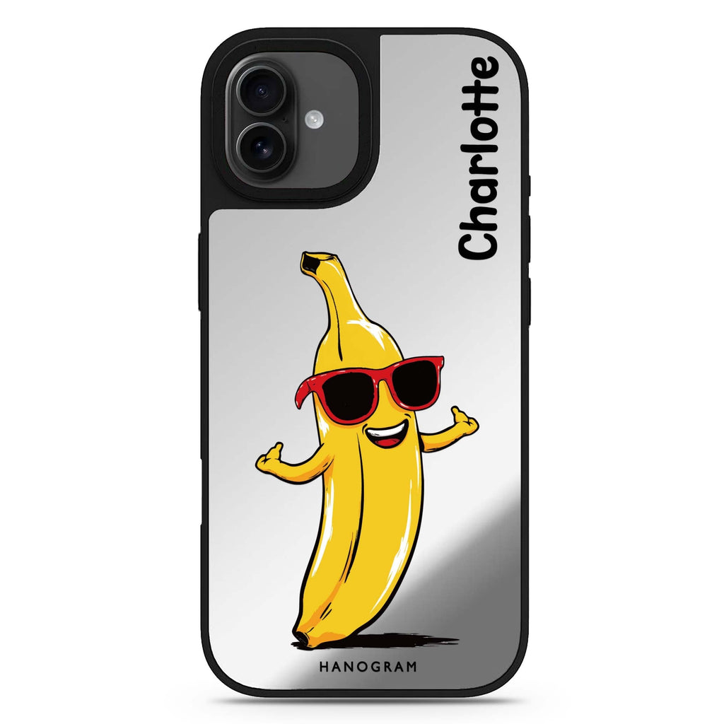 Chill Peel personalized name iPhone 17 mirror case