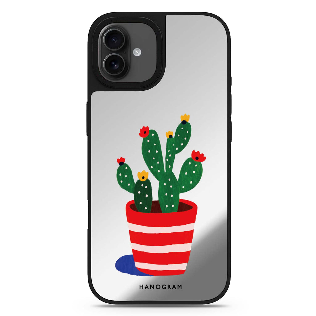 Spiky Friend iPhone 17 mirror case